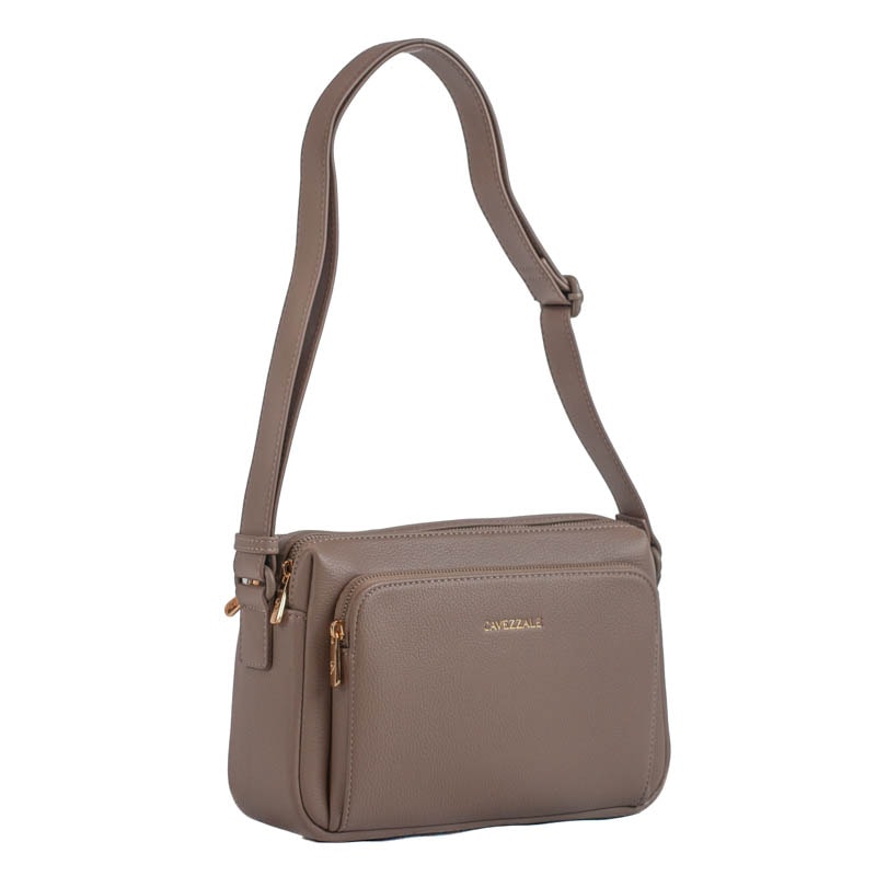Bolsa Tiracolo Média Feminina La Fenice Bege 105539