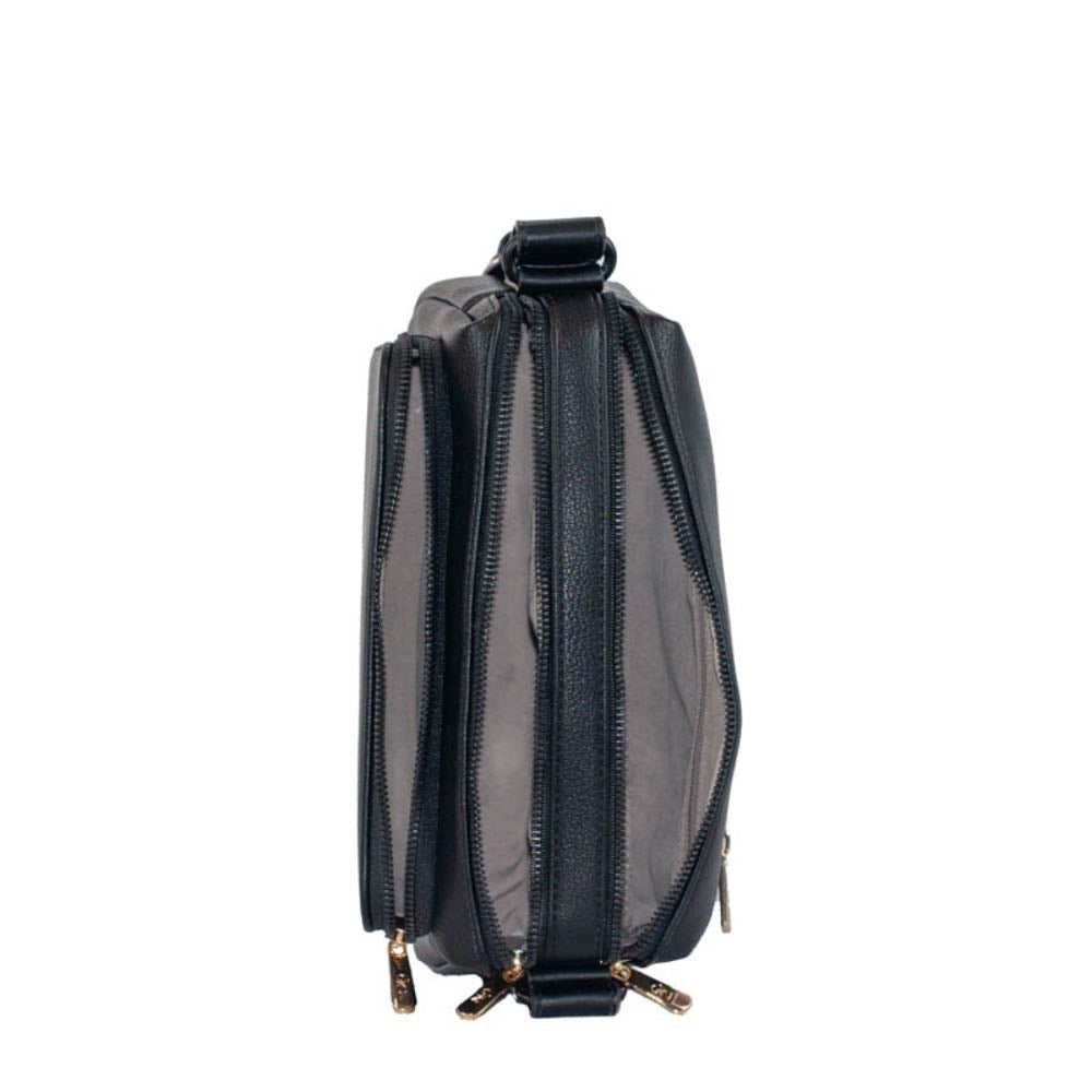 Bolsa Tiracolo Média Feminina La Fenice Preto 105539