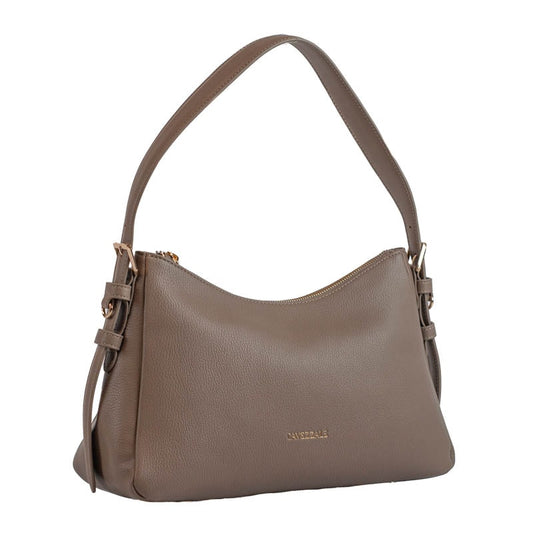 Bolsa Hobo Média Feminina La Fenice Bege 105541