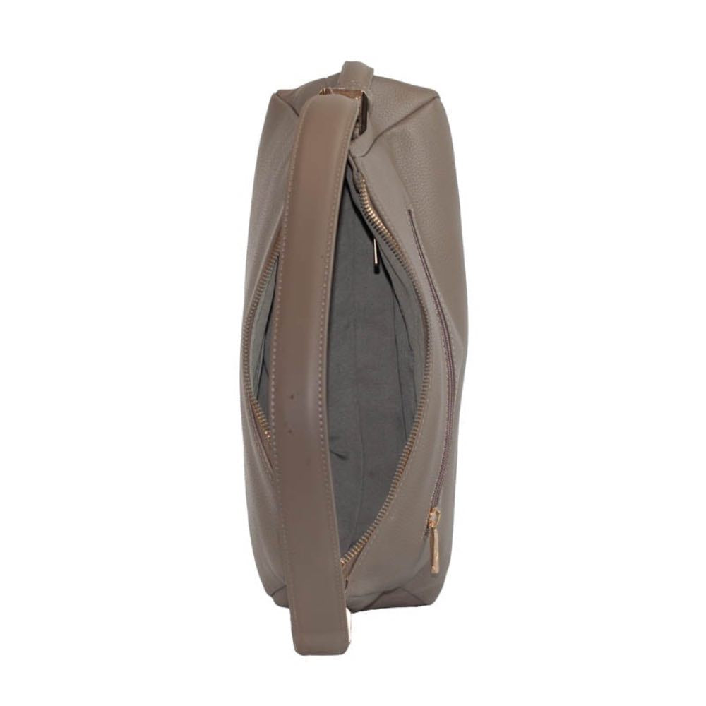 Bolsa Hobo Média Feminina La Fenice Bege 105541