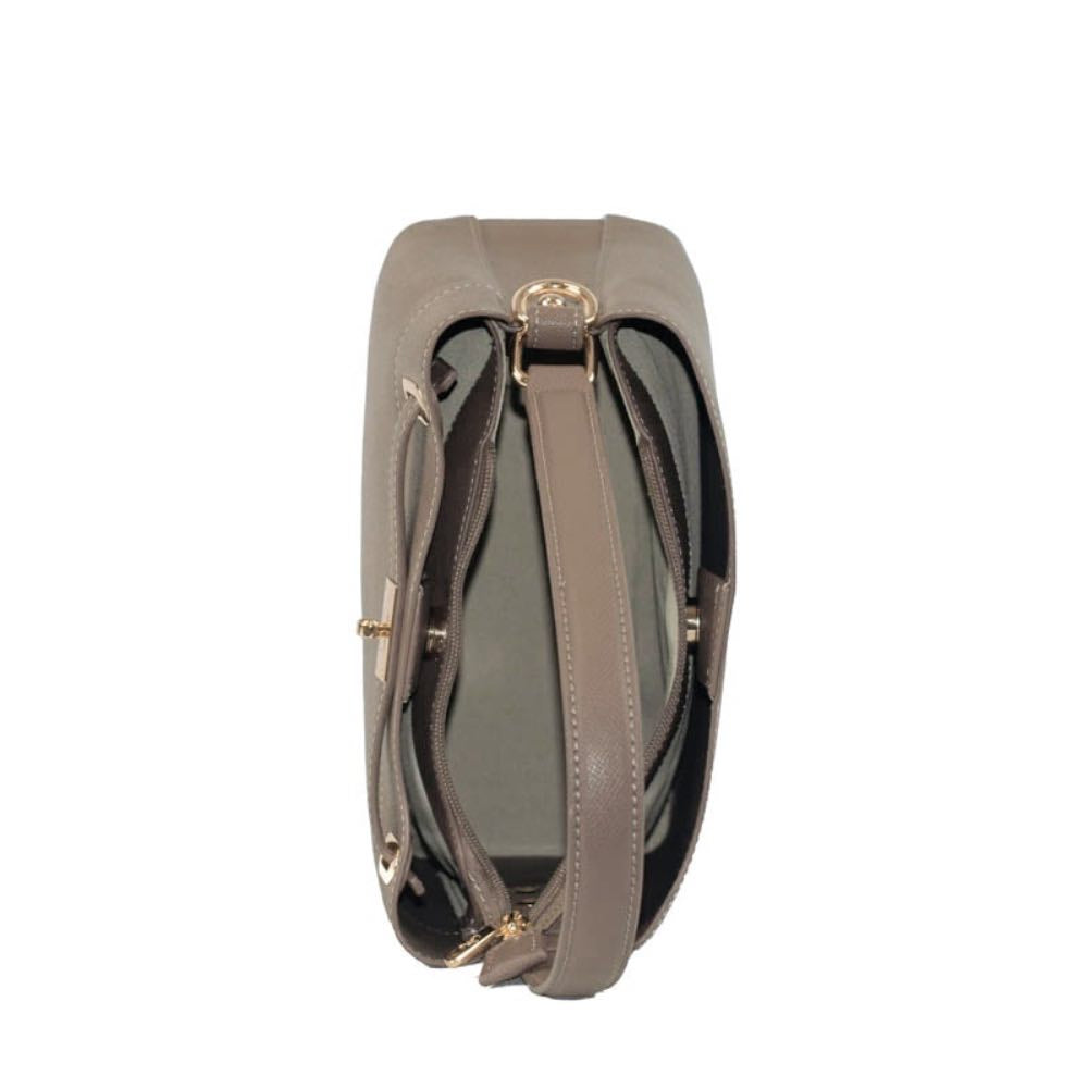 Tote Bag Média Feminina La Fenice Bege 105542
