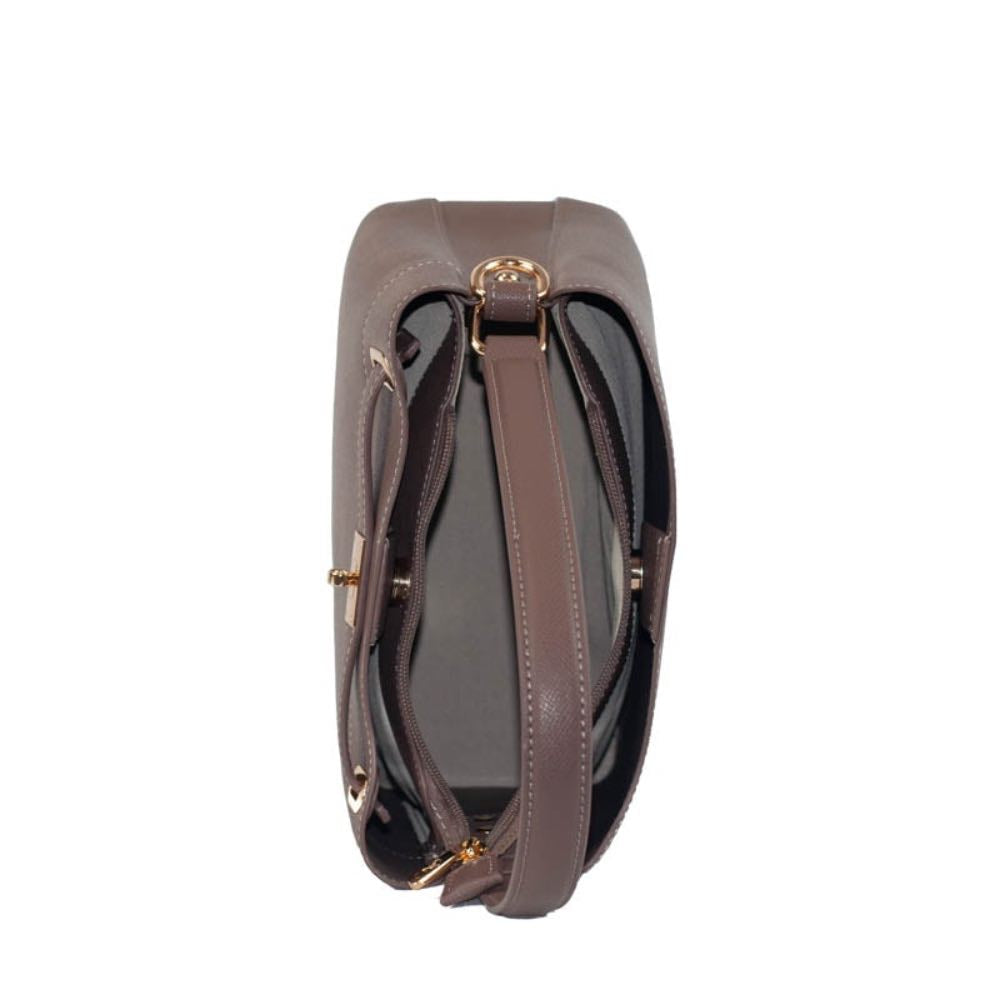Tote Bag Média Feminina La Fenice Marrom 105542