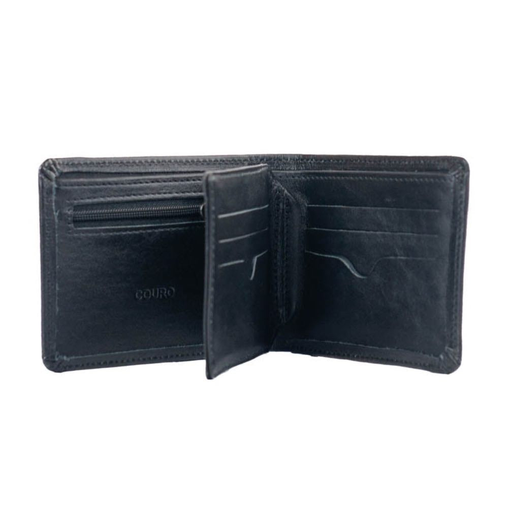 Carteira de Couro Masculina La Fenice Preto 105707
