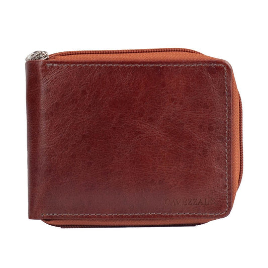 Carteira de Couro Masculina La Fenice Pinhão 105708