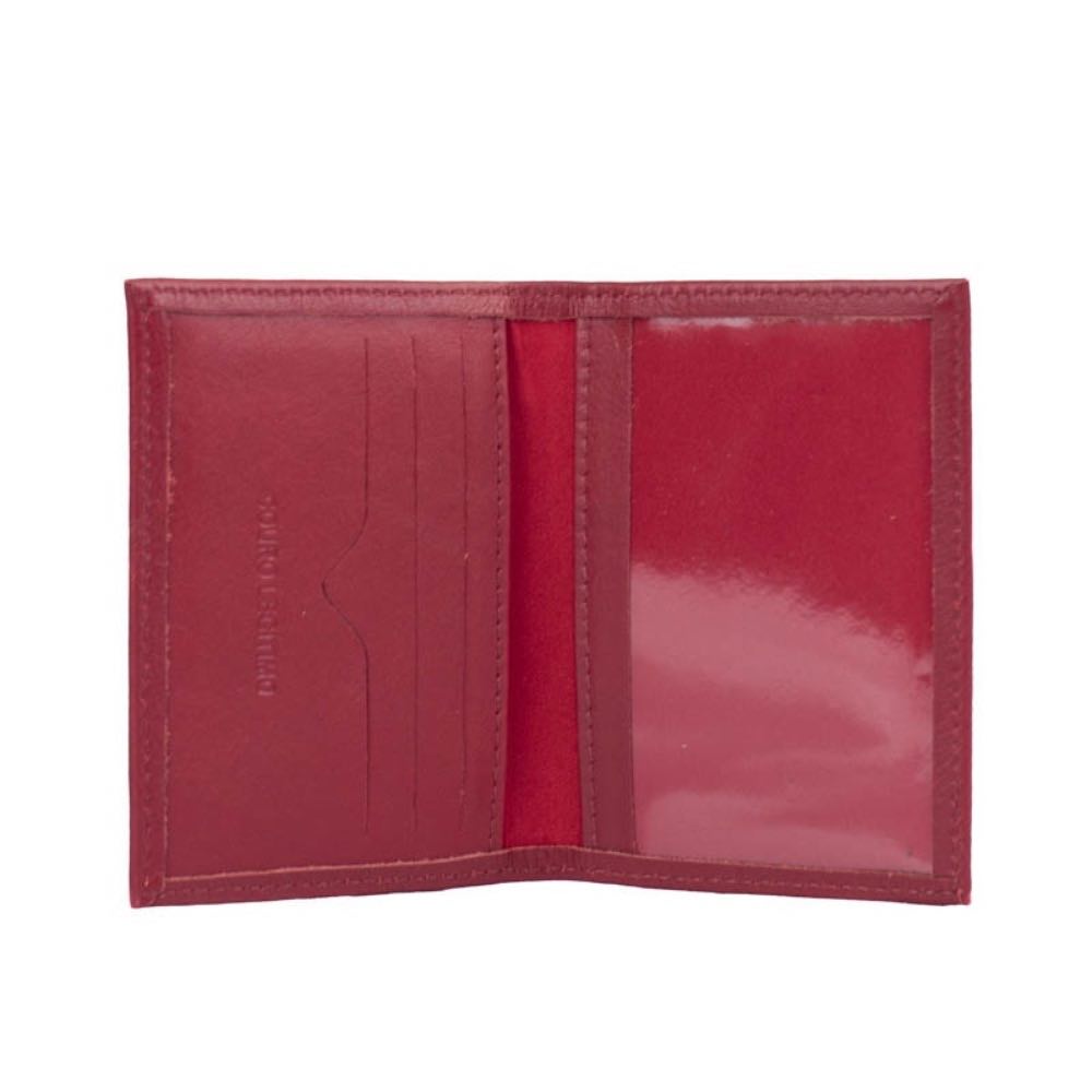 Porta Documentos Couro La Fenice Vermelho 105710
