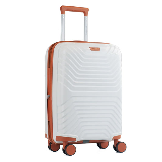 Mala De Viagem Pequena Polipropileno Nápoles La Fenice Branco 105532