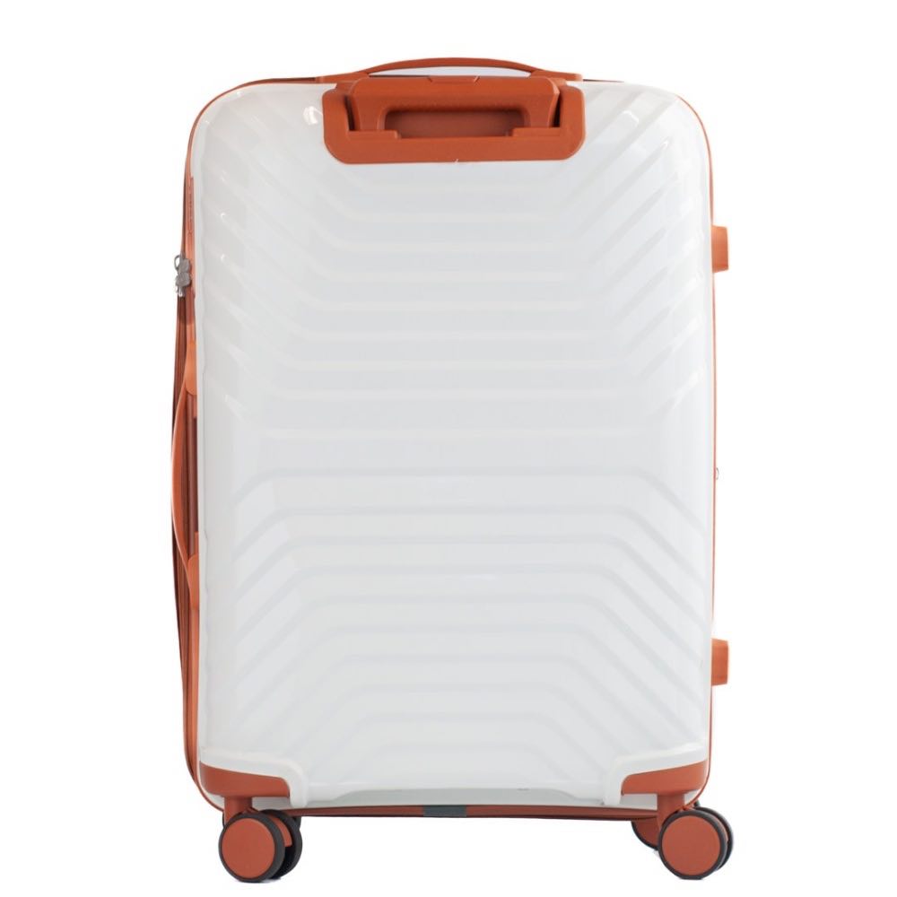 Mala De Viagem Média Polipropileno Nápoles La Fenice Branco 105533