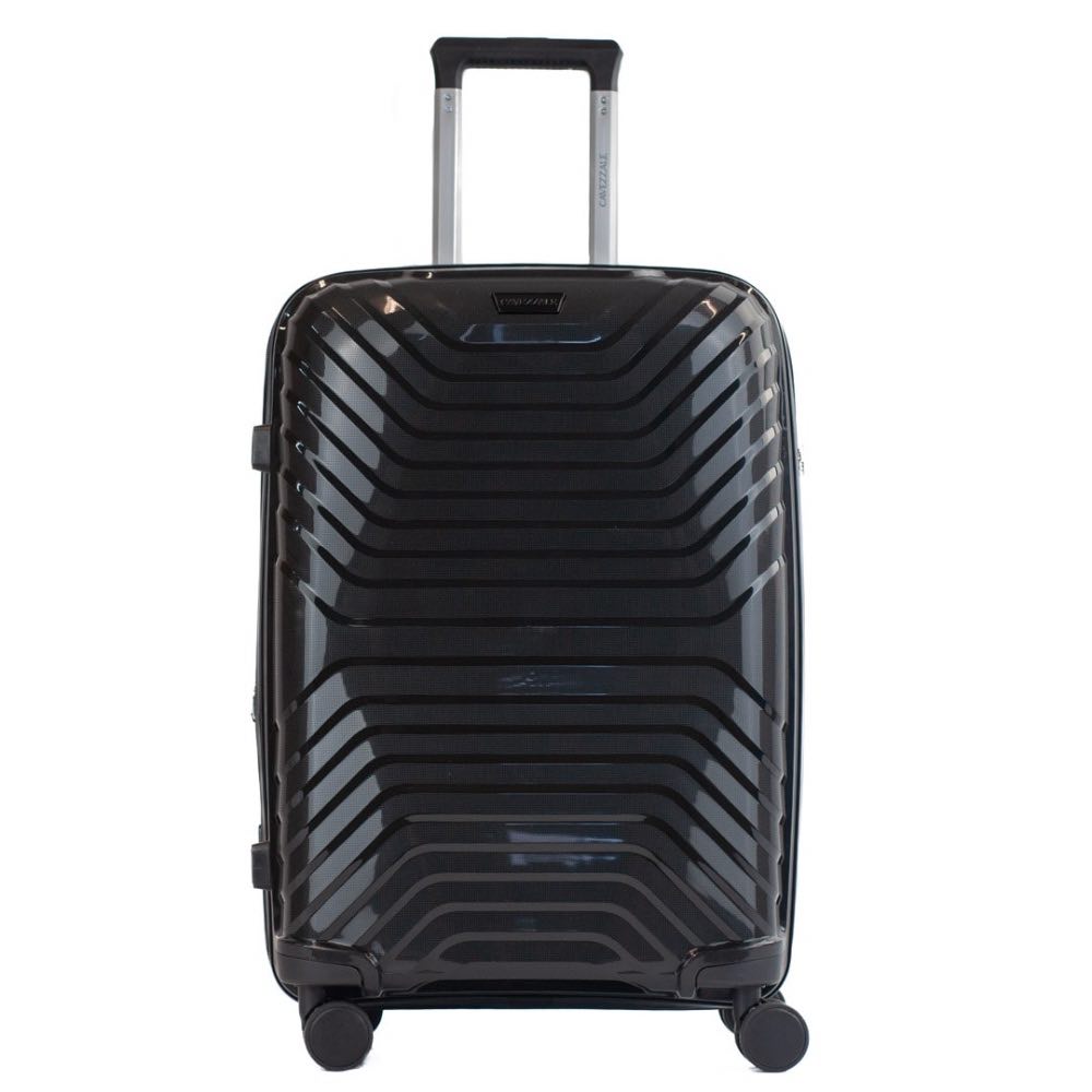 Mala De Viagem Grande Polipropileno Nápoles La Fenice Preto 105534