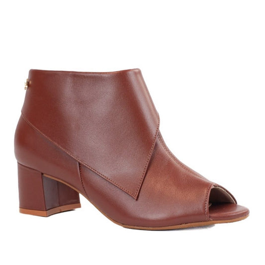 Bota de Couro Veneto La Fenice Conhaque 105747