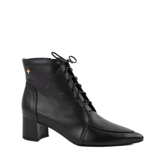 Bota de Couro Veneto La Fenice Preto 105748