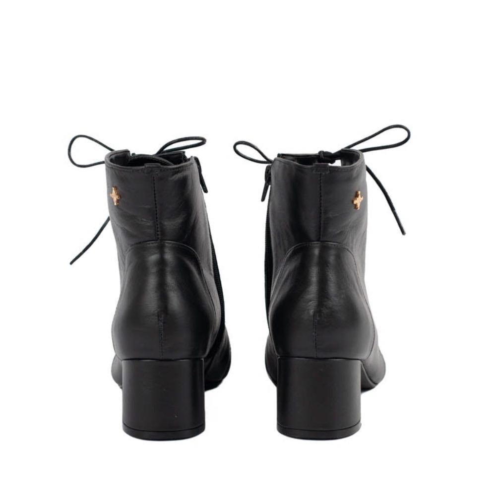 Bota de Couro Veneto La Fenice Preto 105748