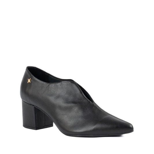 Bota Curta de Couro La Fenice Preto 105752