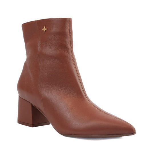 Bota Curta de Couro La Fenice Wood 105719