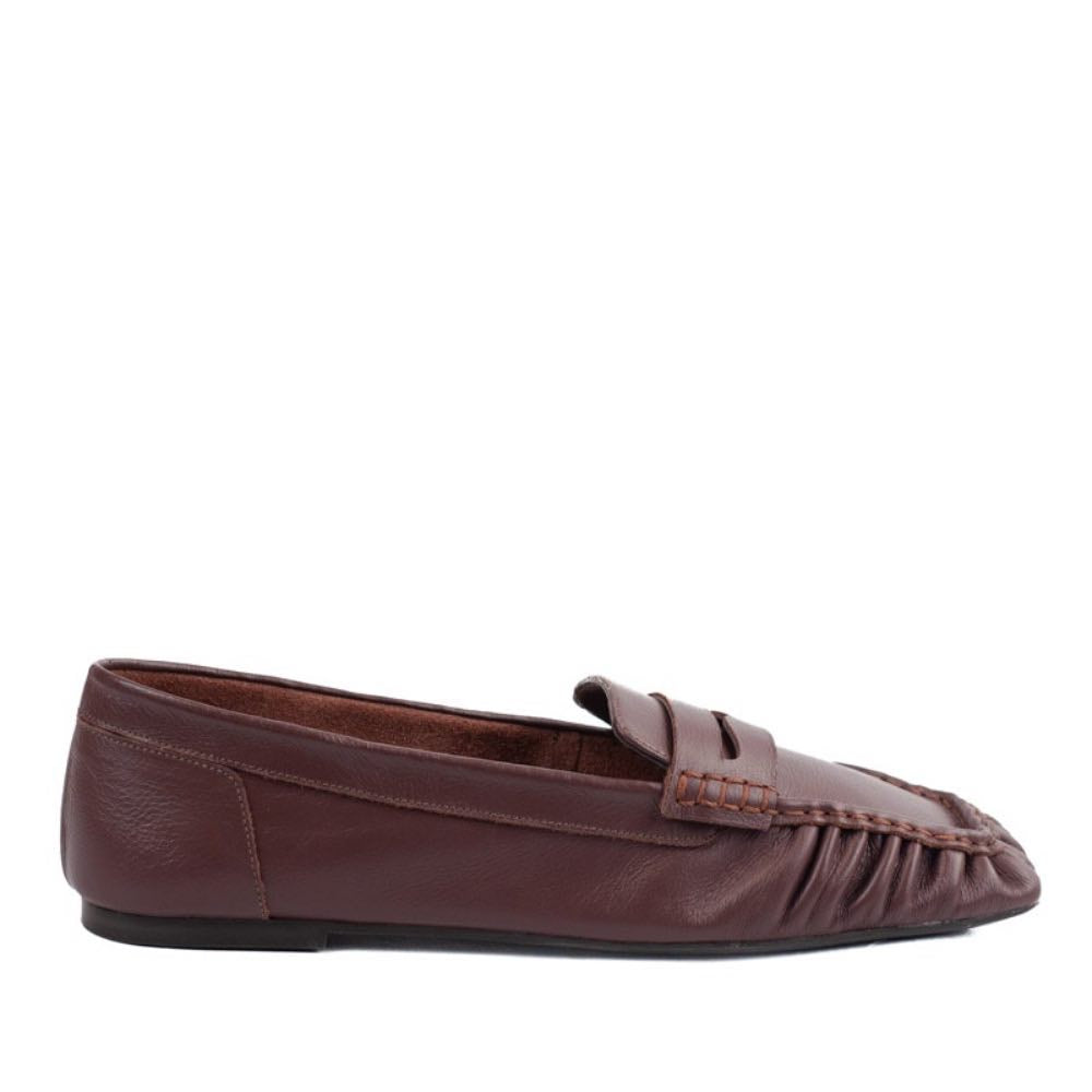 Mocassim de Couro Veneto La Fenice Marrom 105723