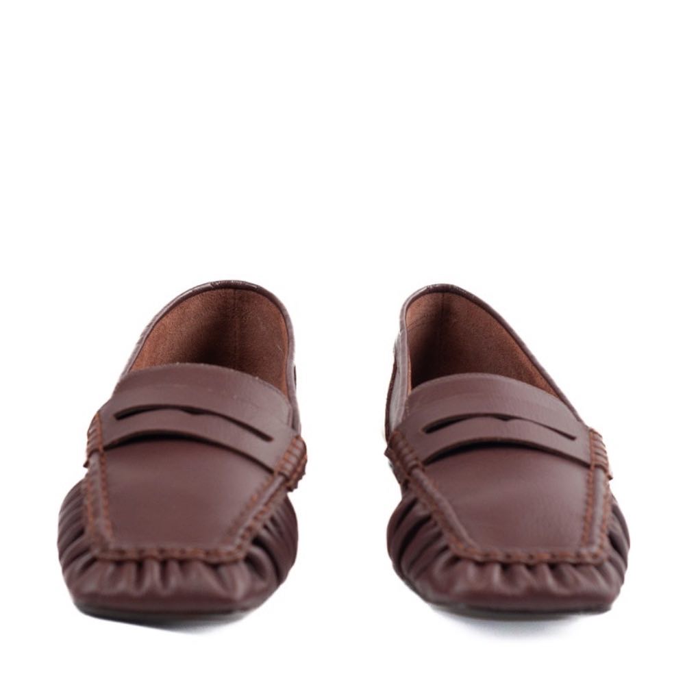 Mocassim de Couro Veneto La Fenice Marrom 105723