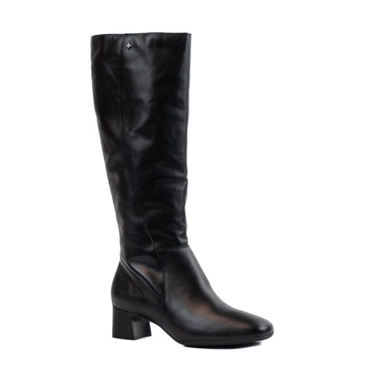 Bota Longa de Couro Veneto La Fenice 105717 Preto