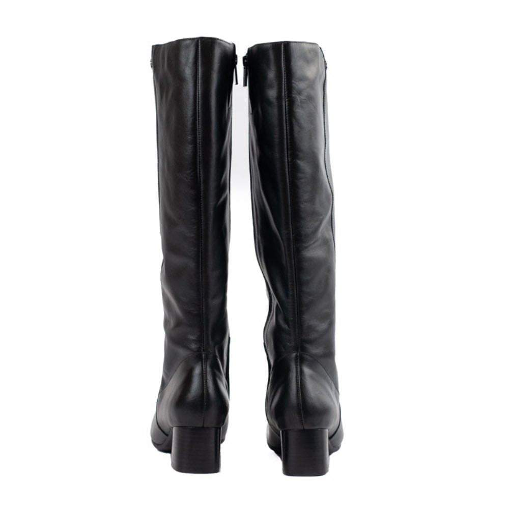 Bota Longa de Couro Veneto La Fenice 105717 Preto