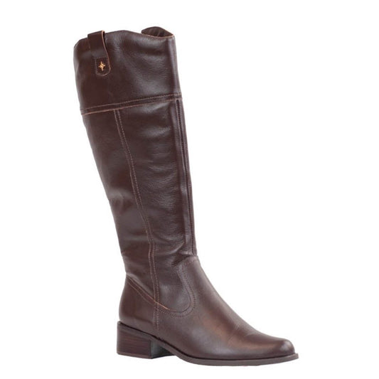 Bota Longa de Couro Veneto La Fenice Brown 105736