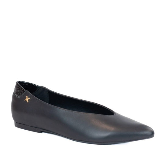 Sapatilha de Couro Atanado La Fenice Preto 105749