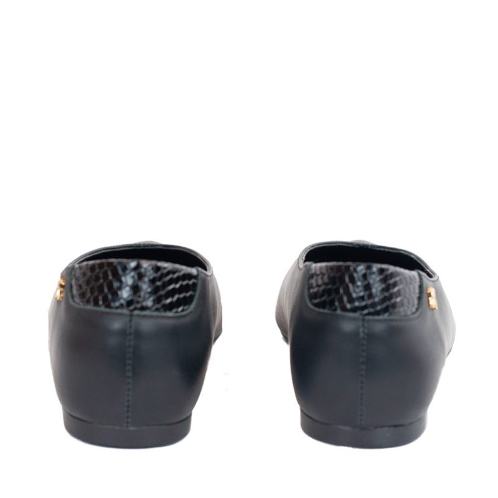 Sapatilha de Couro Atanado La Fenice Preto 105749
