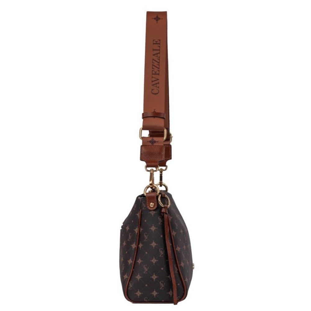 Bolsa Tiracolo Média Personnalité La Fenice Chocolate/Toffe 105762