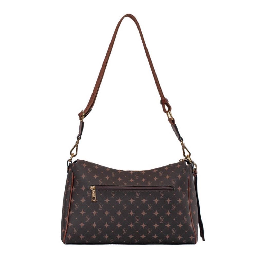 Bolsa Tiracolo Média Personnalité La Fenice Chocolate/Toffe 105762