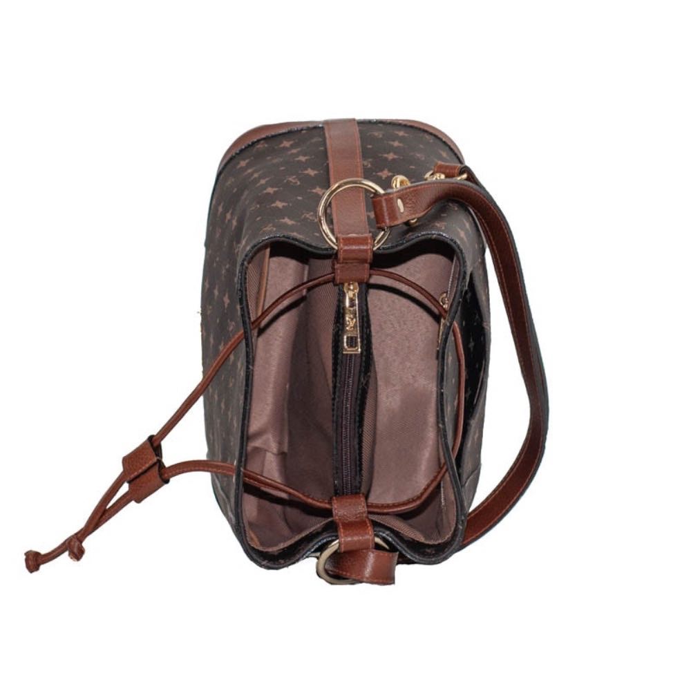 Bolsa Bucket Média Personnalité La Fenice Chocolate/Toffe 105764