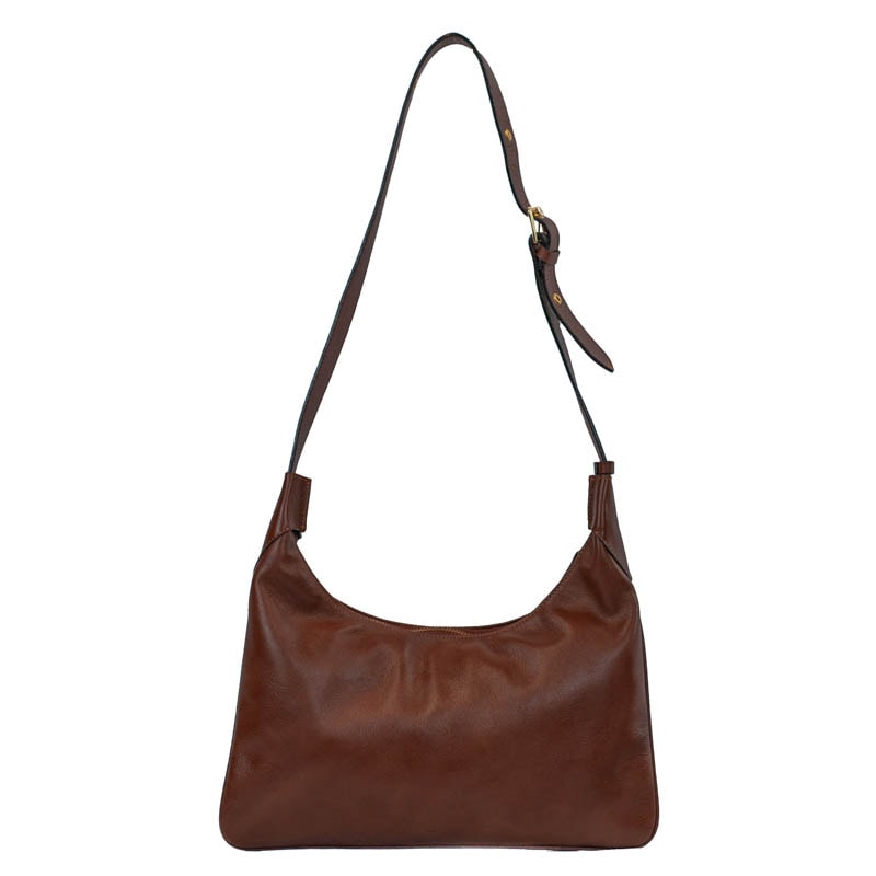 Bolsa Hobo Grande de Couro Comfy La Fenice Toffe 105777