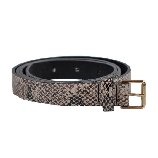 Cinto de Couro Snake Natural La Fenice 105780 G