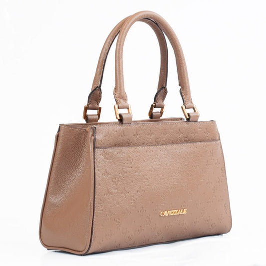 Tote Bag Média Couro Floter Monograma La Fenice Taupe 105797