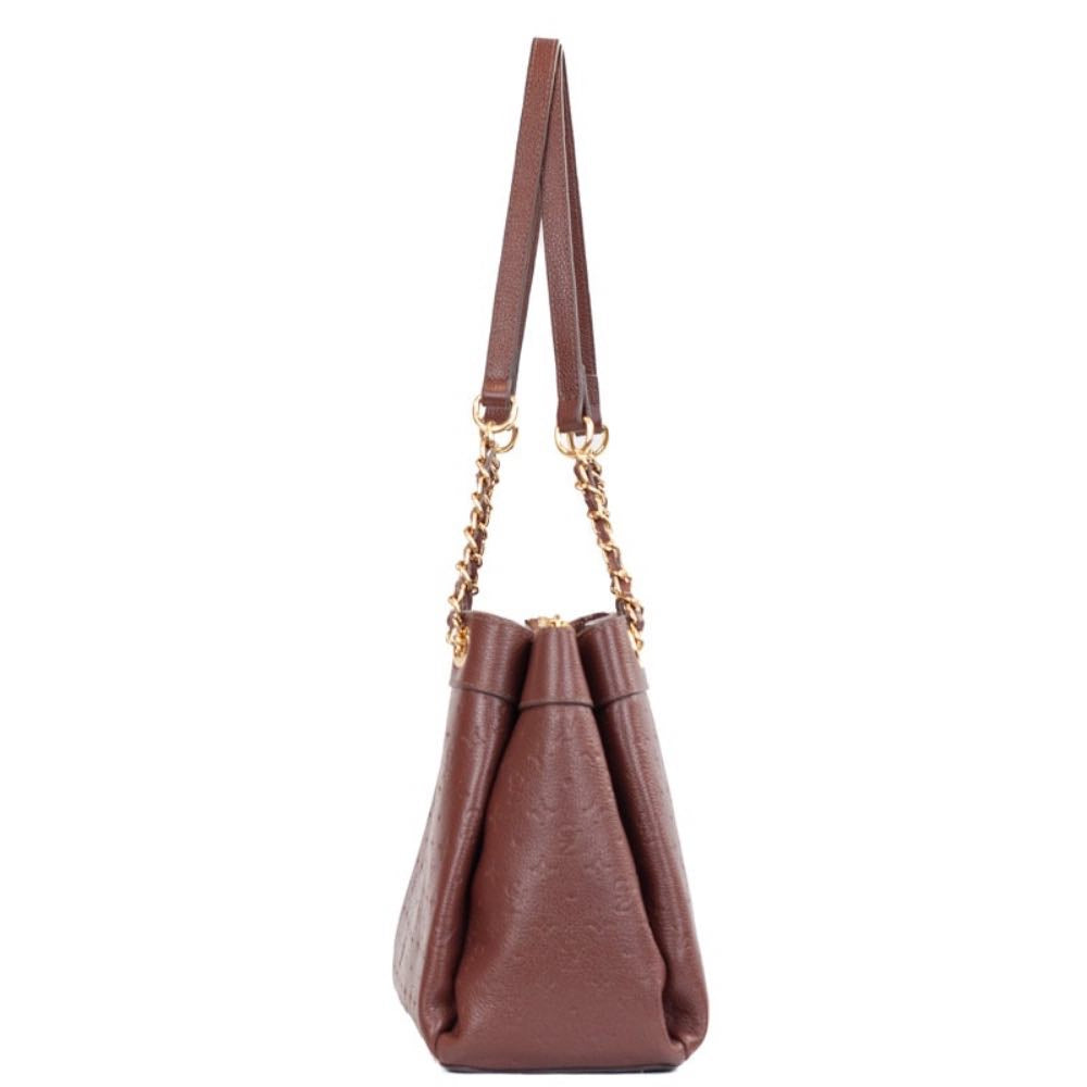 Tote Bag Grande Couro Floter Monograma La Fenice Pinhão 105796