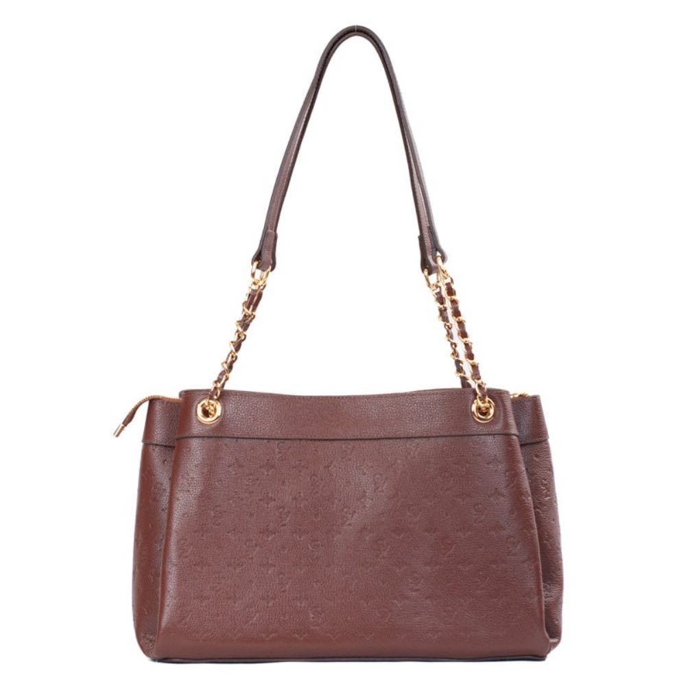 Tote Bag Grande Couro Floter Monograma La Fenice Pinhão 105796