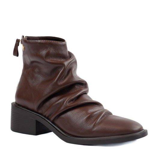 Bota de Couro Veneto La Fenice Brown 105721