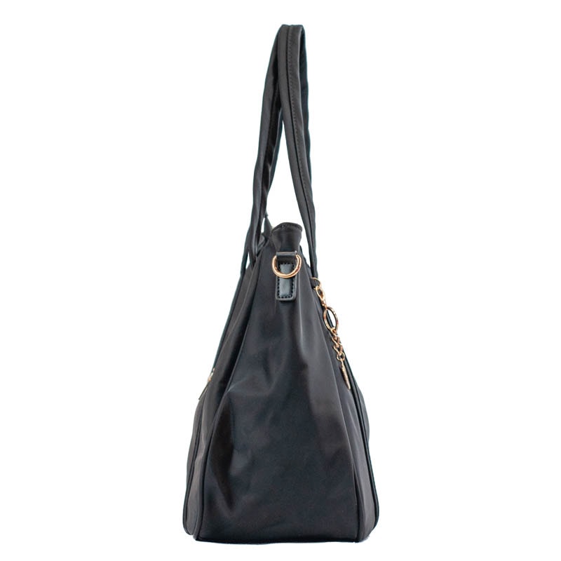 Shopping Bag Grande de Nylon La Fenice Preto 105689
