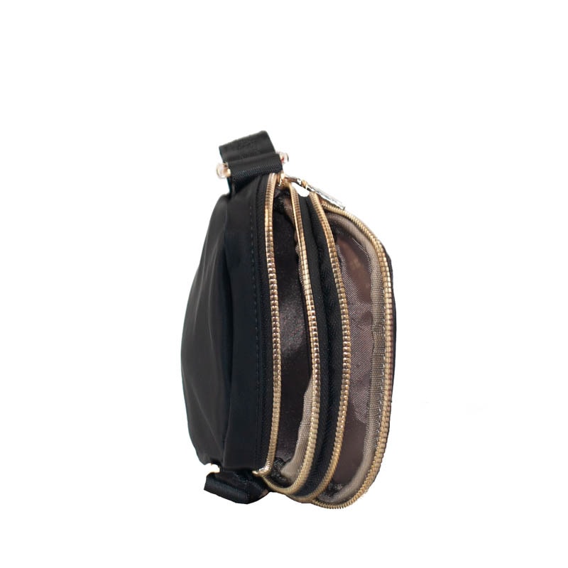 Phone Case Tiracolo Pequena de Nylon La Fenice Preto 105692