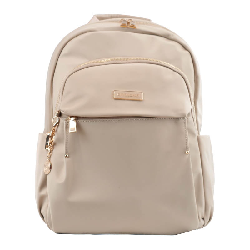 Mochila de Nylon La Fenice Bege 105693