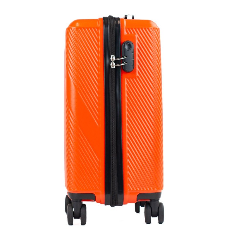 Mala de Bordo 10 Kg ABS 4 Rodas Antifurto La Fenice Bari Laranja 105716