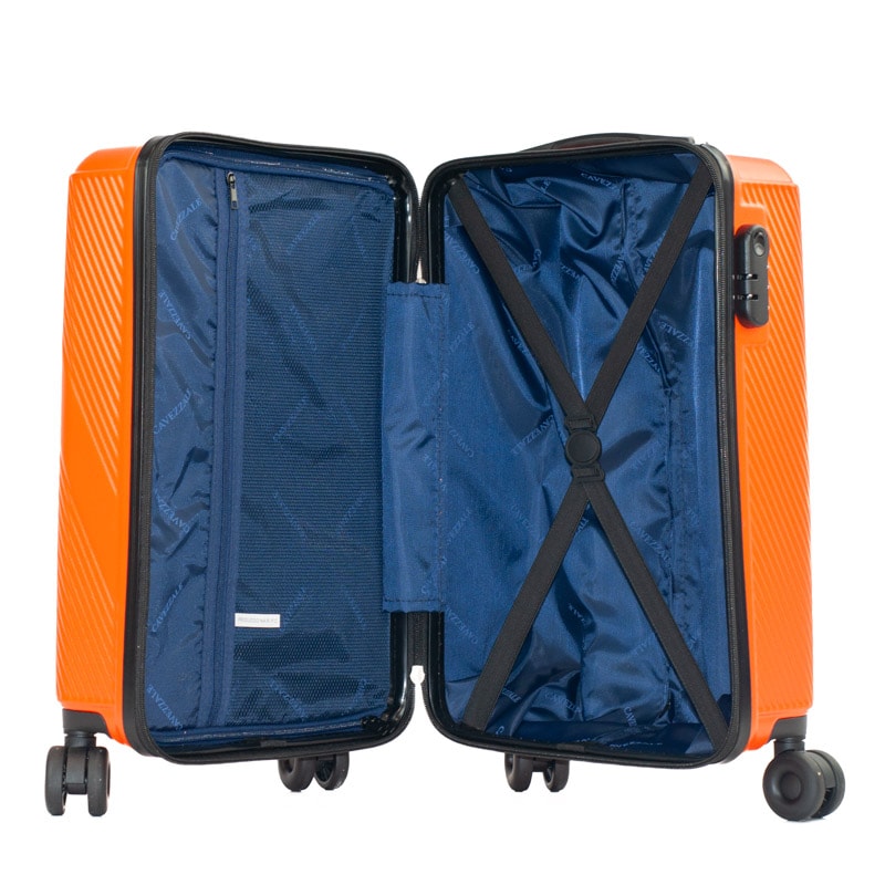 Mala de Bordo 10 Kg ABS 4 Rodas Antifurto La Fenice Bari Laranja 105716
