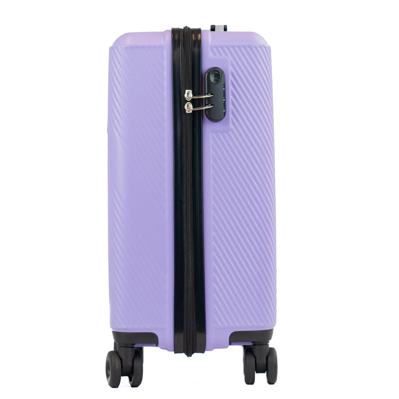 Mala de Bordo 10 Kg ABS 4 Rodas Antifurto La Fenice Bari Lilás 105716