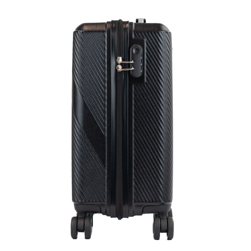 Mala de Bordo 10 Kg ABS 4 Rodas Antifurto La Fenice Bari Preto 105716