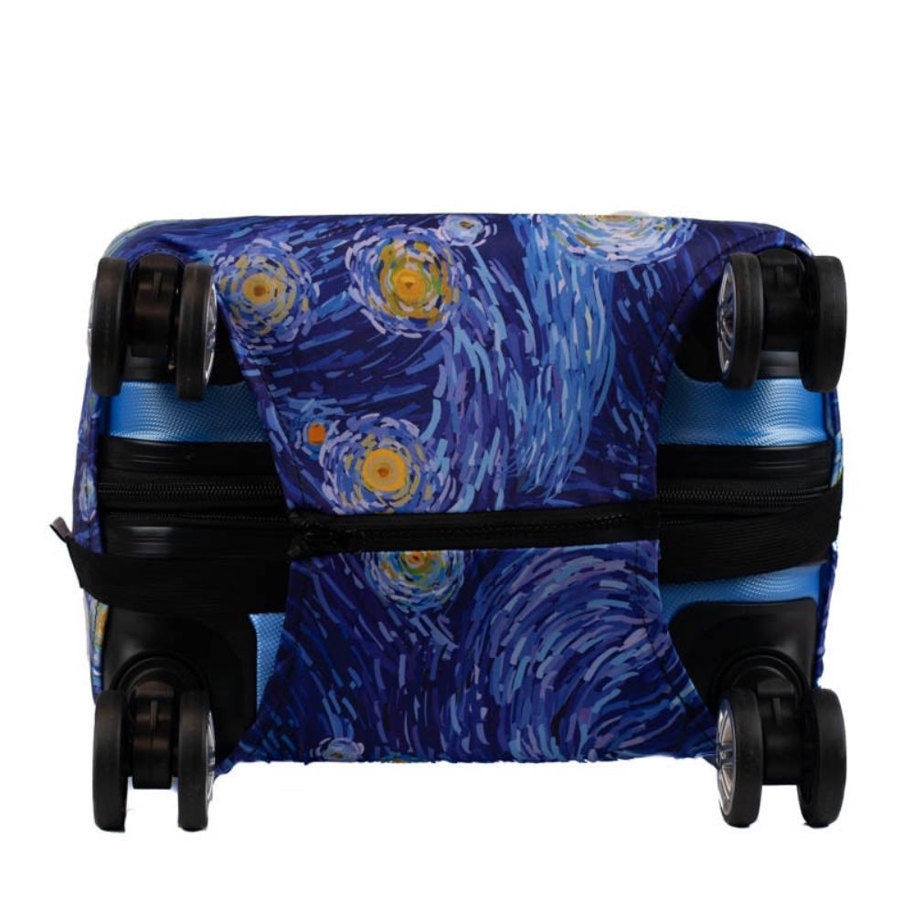 Capa para Mala Média La Fenice em Elastano Azul 105217