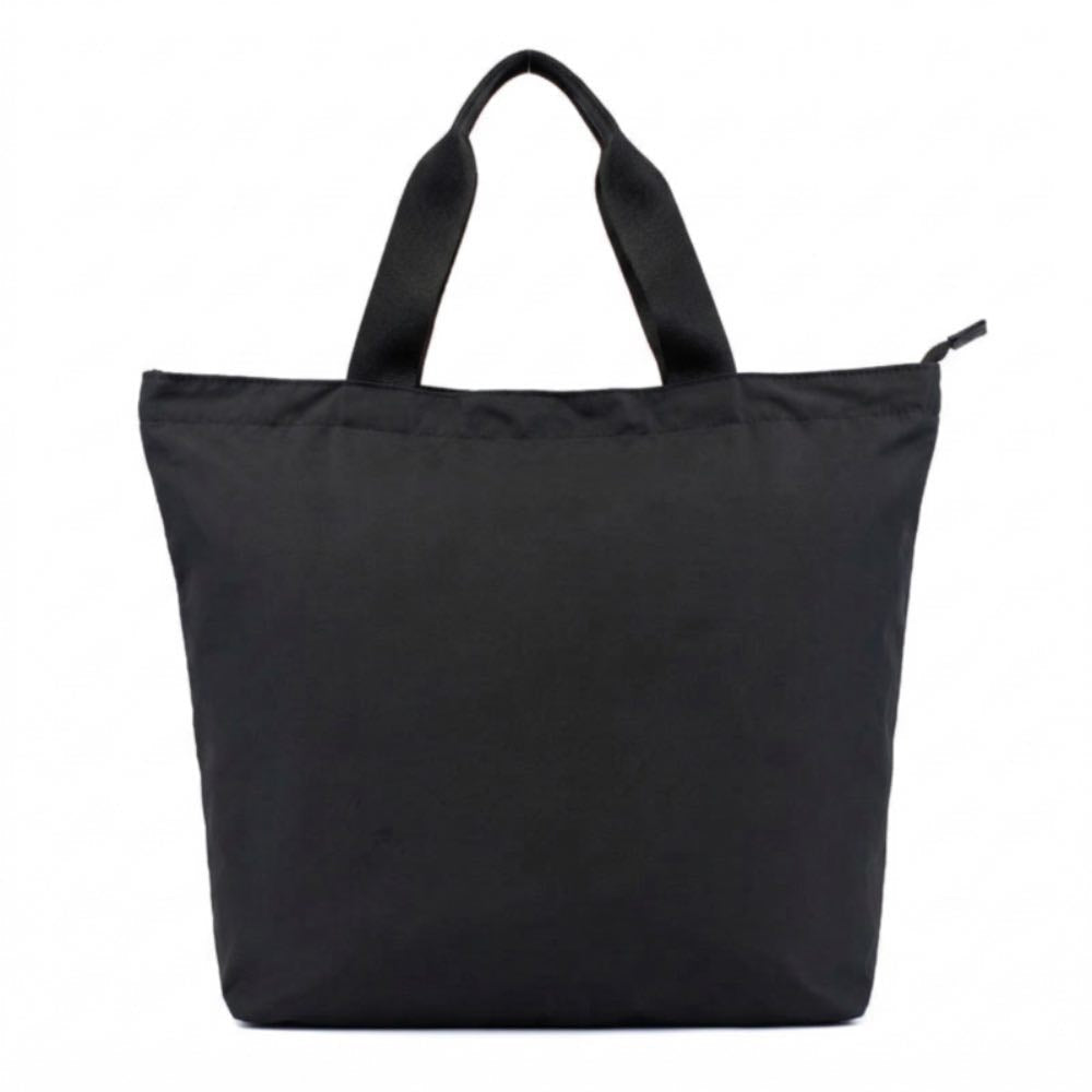 Shopping Bag Média Dobrável Poliéster La Fenice Preto 105701