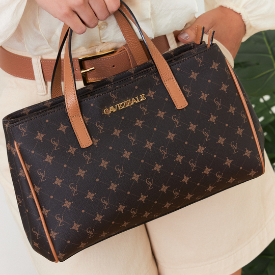 Tote Bag Média Personnalite La Fenice Chocolate/Caramelo 105572