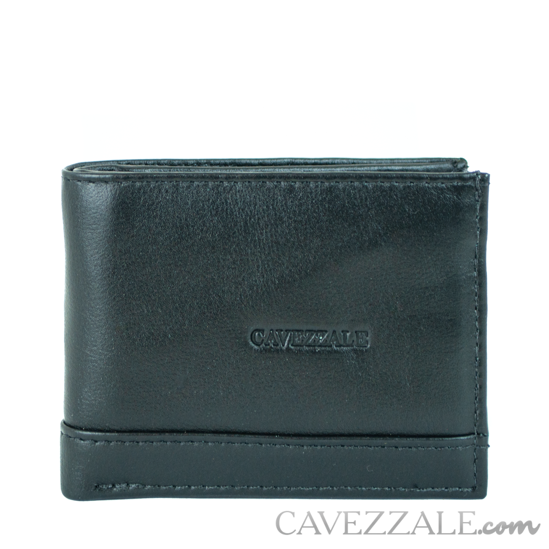 Carteira Couro Masculina Grande La Fenice Preto 050042