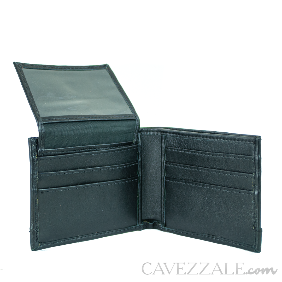 Carteira Couro Masculina Grande La Fenice Preto 050042