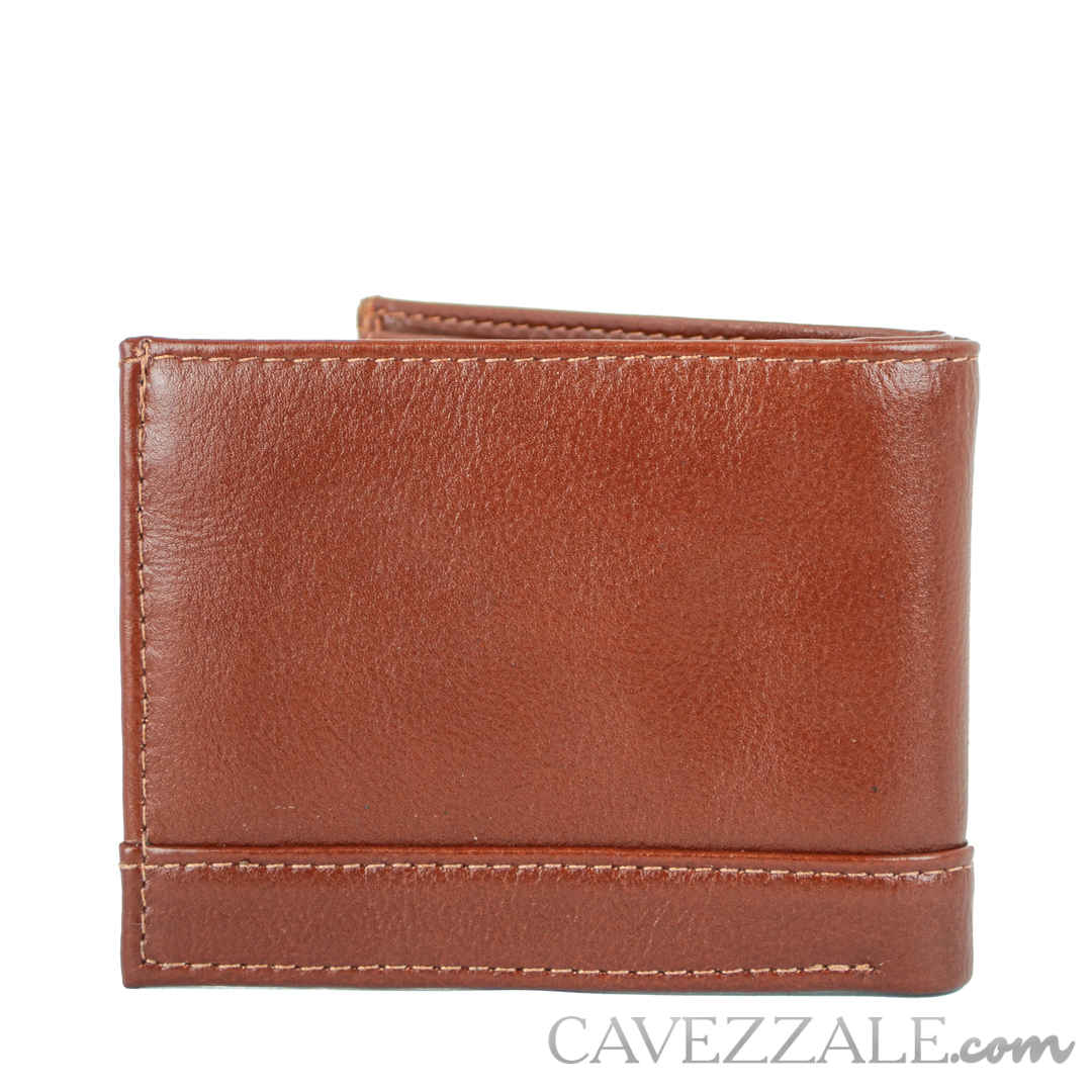Carteira Couro Masculina Grande La Fenice Pinhão 050042