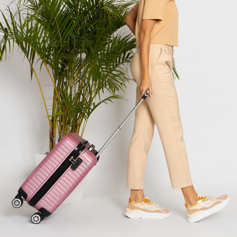 Mala de Viagem Grande La Fenice Milano Plus ABS Rose 105206