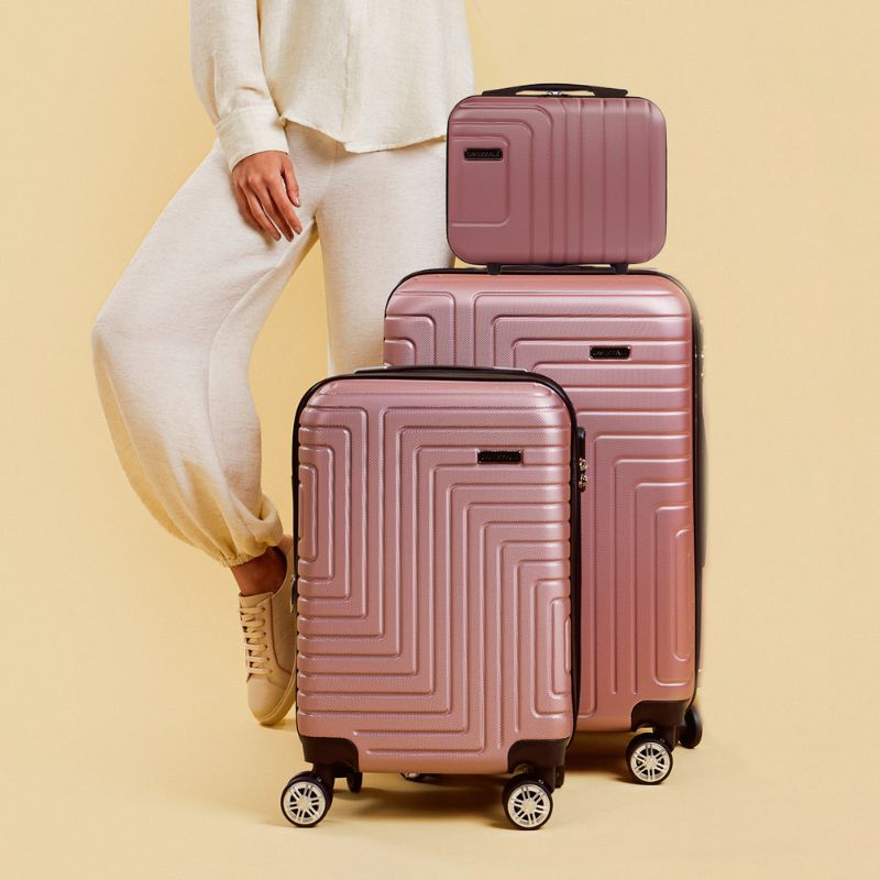 Mala de Viagem Grande La Fenice Milano Plus ABS Rose 105206
