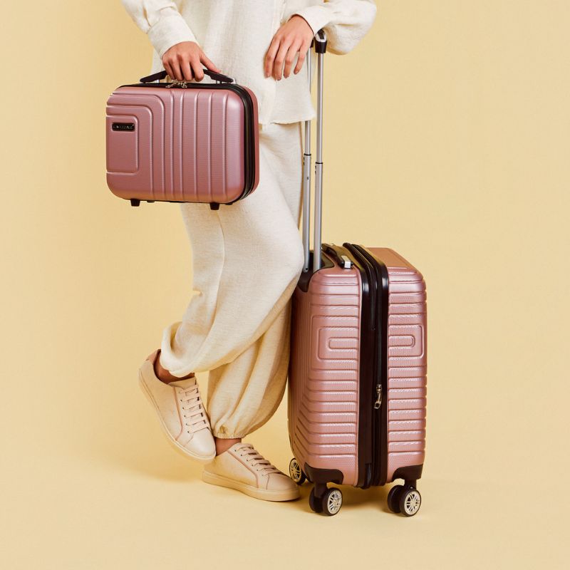 Mala de Viagem Média La Fenice Milano Plus ABS Rose 105205