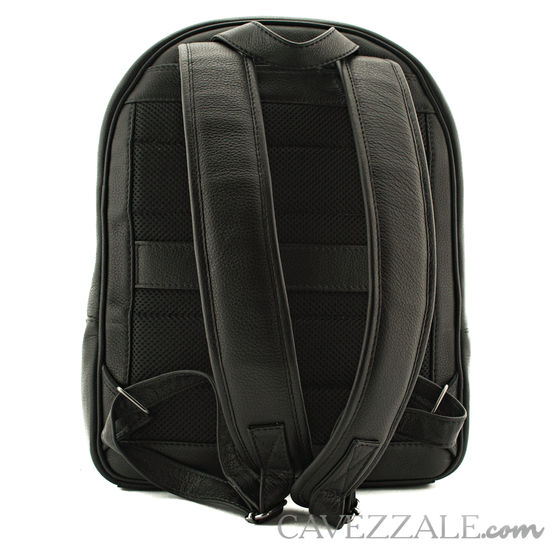 Mochila de Couro La Fenice Preto 099652